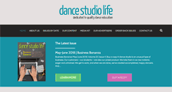 Desktop Screenshot of dancestudiolife.com